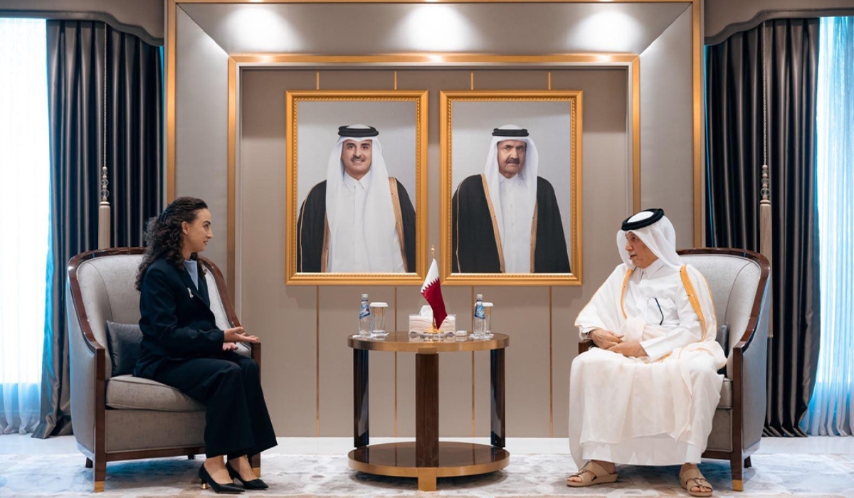 Qatars Minister of State for Foreign Affairs Receives Albanian Envoys Credentials